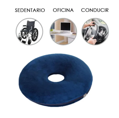 COJIN EN FORMA DE PICARON CON GEL PARA SENTARSE